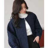 襟付き中綿キルティングAラインコート | RUIRUE BOUTIQUE | 詳細画像18 