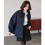 襟付き中綿キルティングAラインコート | RUIRUE BOUTIQUE | 詳細画像8 