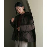 ブラウン(BR) | 【洗える/撥水/静電気防止】エコファーカラー ダウンコート | RUIRUE BOUTIQUE