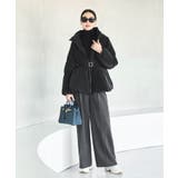 グロスタフタ ×ダウン 洗える・フーディーダウンコート(共生地ゴムベルト付き) | RUIRUE BOUTIQUE | 詳細画像6 