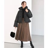 【フレンチダウン】グログランリボンフレンチダウンショートコート | RUIRUE BOUTIQUE | 詳細画像3 