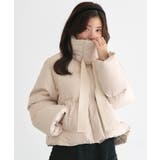 エクリュ(WH) | 【フレンチダウン】グログランリボンフレンチダウンショートコート | RUIRUE BOUTIQUE