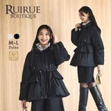 【洗える】ダブルペプラム・ダウンコート | RUIRUE BOUTIQUE | 詳細画像1 