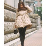 ベージュ(BE) | 【洗える/撥水/静電気防止】エコファーカラー ダウンコート | RUIRUE BOUTIQUE