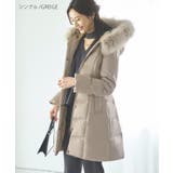 フォックスファーバッスルスタイルダウンコート | RUIRUE BOUTIQUE | 詳細画像14 