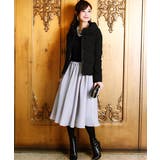 ブラック(B) | バックリボンショートダウンコート | RUIRUE BOUTIQUE