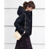 B/マットサテン/ブラック(BL) | プレシャスカラーショートダウンジャケット | RUIRUE BOUTIQUE