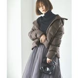C/撥水加工/ダークグレー(DGY) | プレシャスカラーショートダウンジャケット | RUIRUE BOUTIQUE