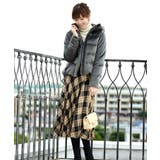 A/ベロア/スモーキーグレー(GY) | プレシャスカラーショートダウンジャケット | RUIRUE BOUTIQUE