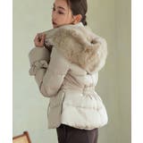 ラビットファーフードショートダウンジャケット | RUIRUE BOUTIQUE | 詳細画像15 