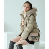 ベージュ(BE) | フォックスファーシャーリングダウンジャケット | RUIRUE BOUTIQUE