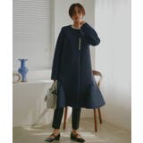 パールデザインダンボールニットフレアコート | RUIRUE BOUTIQUE | 詳細画像2 