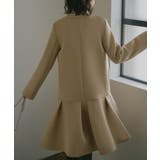 パールデザインダンボールニットフレアコート | RUIRUE BOUTIQUE | 詳細画像8 