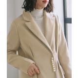 ニットメルトンパールデザインチェスターコート | RUIRUE BOUTIQUE | 詳細画像12