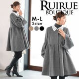レース襟付きウールコート | RUIRUE BOUTIQUE | 詳細画像1 