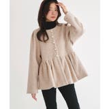 テディボアペプラムジャケット | RUIRUE BOUTIQUE | 詳細画像4 