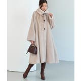 サンドベージュ(PBE) | フラッフィーシンセティックファーコート | RUIRUE BOUTIQUE