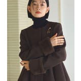 ニットメルトンコクーンペプラムショートコート | RUIRUE BOUTIQUE | 詳細画像20 