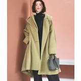 ライムグリーン(PGR) | ゆるふわアシメカラー・シャギーコート(ベルト付き) | RUIRUE BOUTIQUE