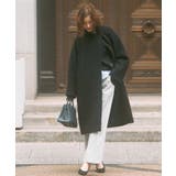 【日本生地】ウールモヘアブレンドヘアリーコクーンコート | RUIRUE BOUTIQUE | 詳細画像17