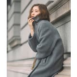 【日本生地】ウールモヘアブレンドヘアリーコクーンコート | RUIRUE BOUTIQUE | 詳細画像7