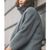 【日本生地】ウールモヘアブレンドヘアリーコクーンコート | RUIRUE BOUTIQUE | 詳細画像9