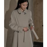 【2way】キレイシルエット ダブルマキシフレアコート(ベルト付き) スタンドカ… | RUIRUE BOUTIQUE | 詳細画像5