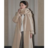 エクルベージュ(BE) | 【リバー仕立て】ウールリバーストールつきチェスターコート | RUIRUE BOUTIQUE