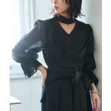 【全脱ぎ回避】シアースリーブバックセパレートパンツドレス | RUIRUE BOUTIQUE | 詳細画像12 