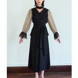 【全脱ぎ回避】シアースリーブバックセパレートパンツドレス | RUIRUE BOUTIQUE | 詳細画像14 