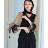 【全脱ぎ回避】シアースリーブバックセパレートパンツドレス | RUIRUE BOUTIQUE | 詳細画像2 