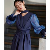 【全脱ぎ回避】シアースリーブバックセパレートパンツドレス | RUIRUE BOUTIQUE | 詳細画像7 