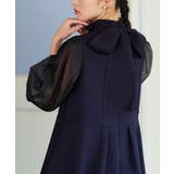 ボウタイ付きオーガンジースリーブタックフレアトップス&スリムテーパードパンツ | RUIRUE BOUTIQUE | 詳細画像17