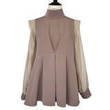 ボウタイ付きオーガンジースリーブタックフレアトップス&スリムテーパードパンツ | RUIRUE BOUTIQUE | 詳細画像27