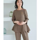 [2WAY]パール付け襟タックフレアトップス+シークレットゴムパンツセットアップ… | RUIRUE BOUTIQUE | 詳細画像16 