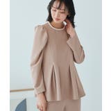 パールネックレッグオブマトンスリーブ&センタースリットセミフレアパンツセットアッ… | RUIRUE BOUTIQUE | 詳細画像6