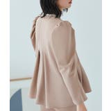 パールネックレッグオブマトンスリーブ&センタースリットセミフレアパンツセットアッ… | RUIRUE BOUTIQUE | 詳細画像7