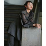 スリットスリーブペプラムトップス&テーパードパンツセットアップ | RUIRUE BOUTIQUE | 詳細画像6