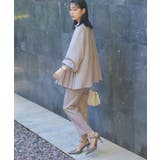 【ストレッチ】アシメプリーツトップス&テーパードパンツ | RUIRUE BOUTIQUE | 詳細画像4