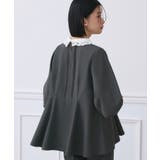 2WAYレース襟付きペプラムトップス&テーパードパンツセットアップ | RUIRUE BOUTIQUE | 詳細画像14