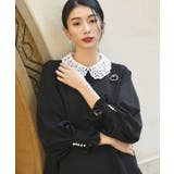 2WAYレース襟付きペプラムトップス&テーパードパンツセットアップ | RUIRUE BOUTIQUE | 詳細画像6