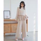 バックリボントップス&ペプラムオールインワンセットアップ | RUIRUE BOUTIQUE | 詳細画像10