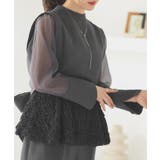 バックリボントップス&ペプラムオールインワンセットアップ | RUIRUE BOUTIQUE | 詳細画像13