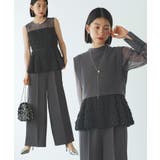 バックリボントップス&ペプラムオールインワンセットアップ | RUIRUE BOUTIQUE | 詳細画像16