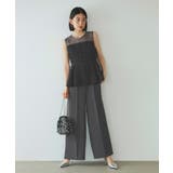 バックリボントップス&ペプラムオールインワンセットアップ | RUIRUE BOUTIQUE | 詳細画像18