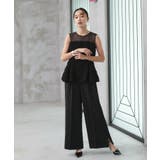 バックリボントップス&ペプラムオールインワンセットアップ | RUIRUE BOUTIQUE | 詳細画像5