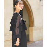 シアーエンブロイダリースリーブダブルフリルパンツドレス | RUIRUE BOUTIQUE | 詳細画像8 