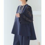 華やぎセットアップドレス シアーカットジャカードトップス&セミワイドパンツ | RUIRUE BOUTIQUE | 詳細画像16