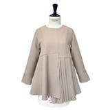 【2点set】 アシンメトリー・プリーツトップス＆スリムテーパードパンツ | RUIRUE BOUTIQUE | 詳細画像15 