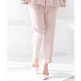 2点setレイヤードペプラムトップス＆スリムテーパードパンツ | RUIRUE BOUTIQUE | 詳細画像6 